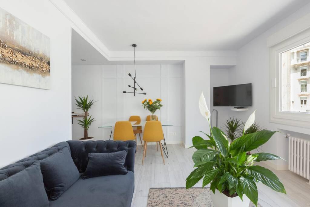 New Gorgeous Central Apartment - Beachfront - 3 Bd San Sebastián Exterior foto